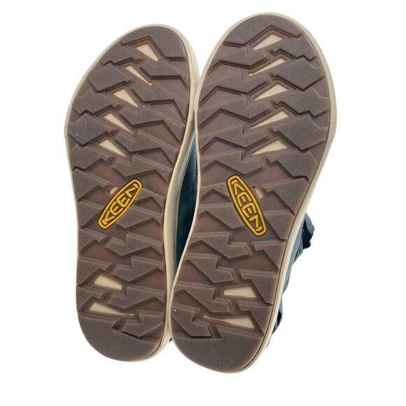 KEEN Hoodzerra Blue Adjustable Strap Waterproof Fashion Insulated Snow Boots 7 - Picture 4 of 6